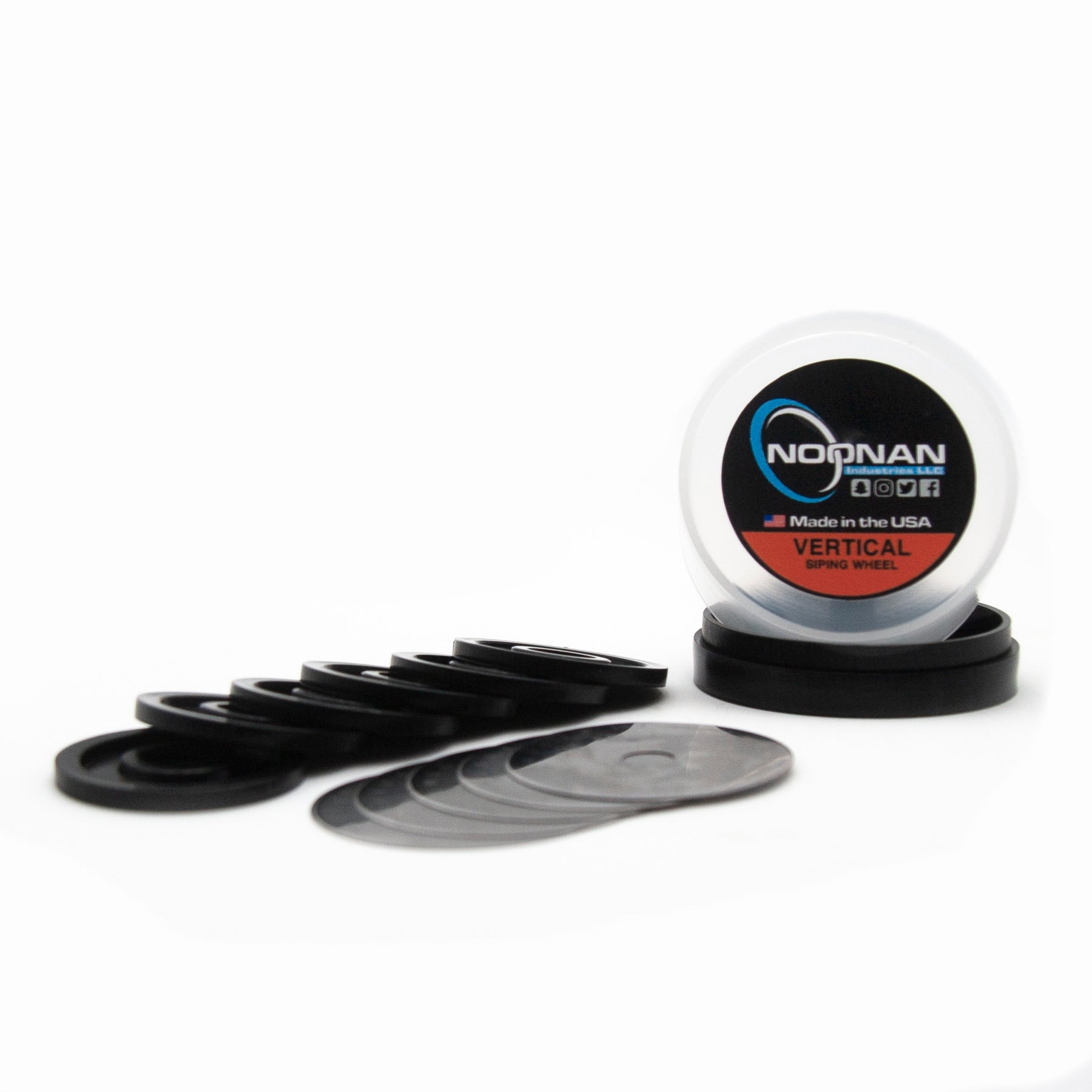 Diagonal Siping Wheel For Tire Cutting - Right Angle, 1.5 Inch Wide, Fits 5/16" Shaft