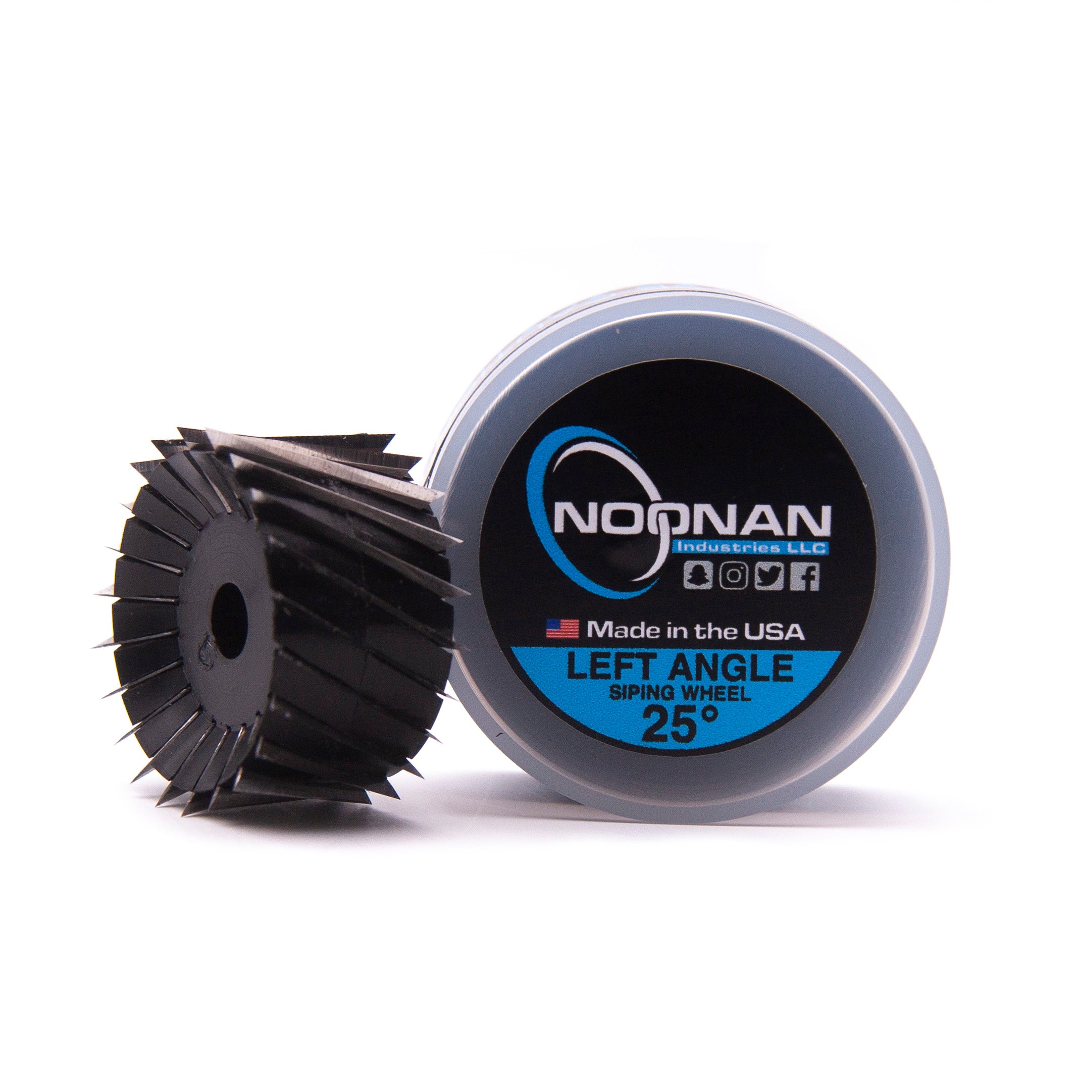 Diagonal Siping Wheel - Left Angle – Noonan Industries LLC